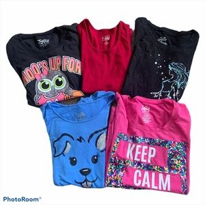 Justice Brand Girl's Mixed Lot of Tops-Size 12